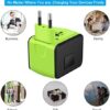 51qnVglb1bL._AC_.jpg SAUNORCH Universal International Travel Power Adapter W/High Speed 2.4A USB-A, 3.0A Type-C Wall Charger, European Adapter, Worldwide AC Outlet Plugs Adapters for Europe, UK, US, AU, Asia-Green