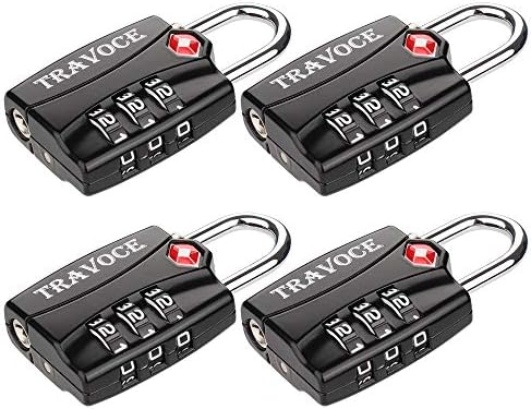 51uNsjOROXL._AC_.jpg TSA Approved Luggage Locks, Travel Locks Which Also Work Great as Gym Locks, Suitcase, Backpack and more, 1,2,4 & 6 Pack
