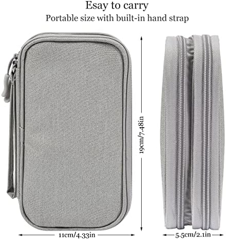 51ueQlVD1KL._AC_.jpg Waterproof Portable Electronic Organizer Bag Travel Accessories Universal Cord Storage Case for Charging Cable, Cell Phone, Power Bank, Kid’s Pens