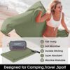 51wNqrcgPL._AC_.jpg 4Monster Camping Towels Super Absorbent, Fast Drying Microfiber Travel Towel, Quick Dry Ultra Soft Compact Gym Towel for Swimming Beach Hiking Yoga Travel Sports Backpack