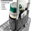 51wtZsdKU4L._AC_.jpg riemot Luggage Travel Cup Holder Free Hand Drink Carrier - Hold Two Coffee Mugs - Fits Roll on Suitcase Handles - Gifts for Flight Attendants Travelers Accessories
