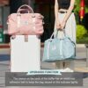 51yNOLqwbmS._AC_.jpg Travel Duffel Bag, Sports Tote Gym Bag, Shoulder Weekender Overnight Bag for Women