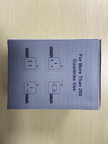 415UC6FCyBL._AC_.jpg LENCENT Universal Travel Adapter, International Charger with 3 USB Ports and Type-C PD Fast Charging Adaptor for iPhone, Samsung, Tablet, Gopro. for Over 200 Countries Type A/C/G/I (USA, UK, EU AUS)