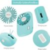 415kof1uDAL._AC_.jpg Aluan Handheld Mini Fan Powerful Small Personal Portable Speed Adjustable USB Rechargeable Eyelash Fan for Kids Girls Boys Woman Man Home Office Outdoor Travel