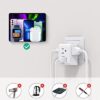 416BDyv40L._AC_.jpg 2 Pack European Travel Plug Adapter, International Power Plug Adapter with 3 Outlets 3 USB Charging Ports(1 USB C), Type C Plug Adapter Travel Essentials to Most Europe EU Spain Italy France Germany