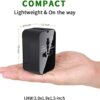 419Cmpf4dDL._AC_.jpg MINGTONG Travel Adapter, Worldwide All in One Universal Travel Adaptor Wall AC Power Plug Adapter Wall Charger with Dual USB Charging Ports for USA EU UK AUS Cell Phone Laptop
