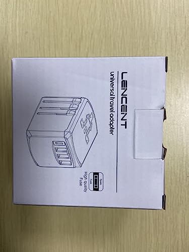 41E2ABvBykL._AC_.jpg LENCENT Universal Travel Adapter, International Charger with 3 USB Ports and Type-C PD Fast Charging Adaptor for iPhone, Samsung, Tablet, Gopro. for Over 200 Countries Type A/C/G/I (USA, UK, EU AUS)