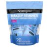 41HU3Pj5oxL.jpg Neutrogena Makeup Remover Wipes Singles, Daily Facial Cleanser Towelettes, Gently Removes Oil & Makeup, Alcohol-Free Makeup Wipes, Individually Wrapped, 20 ct