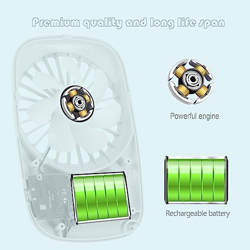 41KwvmRtd2L._AC_.jpg Aluan Handheld Mini Fan Powerful Small Personal Portable Speed Adjustable USB Rechargeable Eyelash Fan for Kids Girls Boys Woman Man Home Office Outdoor Travel