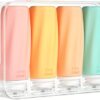 41PUTIywUL._AC_.jpg Morfone Travel Bottles for Toiletries, 3oz Tsa Approved Travel Size Containers Leak Proof BPA Free Squeezable Travel Accessories Refillable for Shampoo Conditioner Lotion Liquids(4Pack)