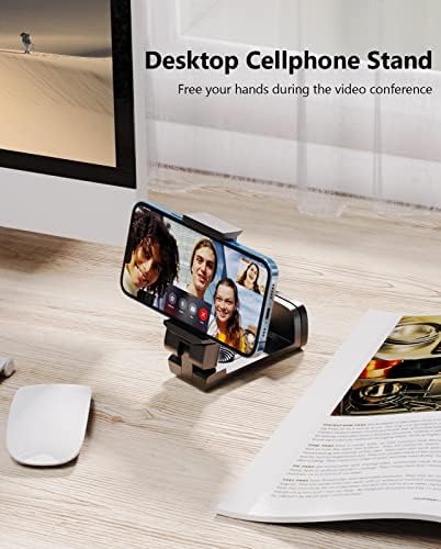41ZR9PsSbdL._AC_.jpg MiiKARE Airplane Travel Essentials Phone Holder, Universal Handsfree Phone Mount for Flying with 360 Degree Rotation, Travel Accessory for Airplane, Travel Must Haves Phone Stand for Desk, Tray Table