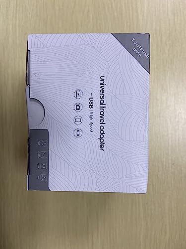 41ZX6lgsYEL._AC_.jpg LENCENT Universal Travel Adapter, International Charger with 3 USB Ports and Type-C PD Fast Charging Adaptor for iPhone, Samsung, Tablet, Gopro. for Over 200 Countries Type A/C/G/I (USA, UK, EU AUS)