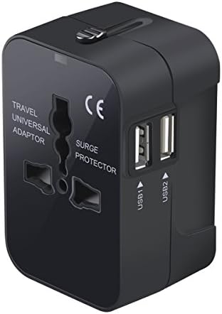 41k4mM0E4L._AC_.jpg MINGTONG Travel Adapter, Worldwide All in One Universal Travel Adaptor Wall AC Power Plug Adapter Wall Charger with Dual USB Charging Ports for USA EU UK AUS Cell Phone Laptop