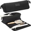 41kGhOwwTuL._AC_.jpg Hair Tools Travel Bag and Heat Resistant Mat for Flat Irons, Straighteners, Curling Iron, and Haircare Accessories, 2-in-1 design, with Interior Pockets, Portable Organizer, Neoprene (Black)