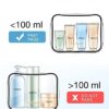 41uotupR9RL._AC_.jpg BAGSMART Clear Toiletry Bag, 3-Pack TSA Approved Travel Toiletry Bag Carry On Travel Accessories Bag Airport Airline Quart Size Bags water-resistant Makeup Bag for Women