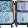 51v7p3WSrL._AC_.jpg Mossio 7 Set Packing Cubes with Shoe Bag - Travel Carry On Luggage Organizer