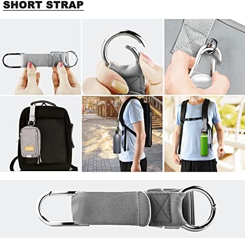 51-3szpLbCL._AC_.jpg ZINZ Elastic Jacket Gripper Travel Strap with D-Ring Hooks and Buckle, Suitcase Straps Belts Travel Accessories, Makes Your Hands Free