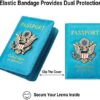 FACATH Passport Holder Cover Case Travel Wallet Case Passport Cards Protector Leather Card Case RFID Blocking Travel Accessories Document Organizer