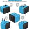 51ARNGsh4fL._AC_.jpg SAUNORCH Travel Adapter Worldwide, Universal International Power Plug Adapter W/2.4A 3xUSB-A and 3.0A Type-C Wall Charger, European Travel Plug Adapter for Europe UK EU US CA AU Italy Asia-Blue