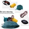 51CD3ENvs5L._AC_.jpg BeeGreen Travel Essentials Shoe Bags for Travel Pack of 6, Travel Shoe Bags for Men & Women Shoe Storage Organizer with Zipper Closure, Travel Accessories Vacation,Luggage Organizer Portable Shoe Pouch with Handle