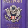 FACATH Passport Holder Cover Case Travel Wallet Case Passport Cards Protector Leather Card Case RFID Blocking Travel Accessories Document Organizer