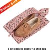 51DUbHTIztL._AC_.jpg Mossio 7 Set Packing Cubes with Shoe Bag - Travel Carry On Luggage Organizer