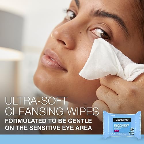 51Gow69EsiL.jpg Neutrogena Makeup Remover Wipes Singles, Daily Facial Cleanser Towelettes, Gently Removes Oil & Makeup, Alcohol-Free Makeup Wipes, Individually Wrapped, 20 ct