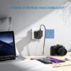51MzVO-UFWL._AC_.jpg LENCENT Universal Travel Adapter, International Charger with 3 USB Ports and Type-C PD Fast Charging Adaptor for iPhone, Samsung, Tablet, Gopro. for Over 200 Countries Type A/C/G/I (USA, UK, EU AUS)