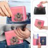 FACATH Passport Holder Cover Case Travel Wallet Case Passport Cards Protector Leather Card Case RFID Blocking Travel Accessories Document Organizer
