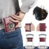 FACATH Passport Holder Cover Case Travel Wallet Case Passport Cards Protector Leather Card Case RFID Blocking Travel Accessories Document Organizer