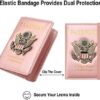 FACATH Passport Holder Cover Case Travel Wallet Case Passport Cards Protector Leather Card Case RFID Blocking Travel Accessories Document Organizer