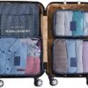 51WrtvbLvuL._AC_.jpg Mossio 7 Set Packing Cubes with Shoe Bag - Travel Carry On Luggage Organizer