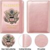 FACATH Passport Holder Cover Case Travel Wallet Case Passport Cards Protector Leather Card Case RFID Blocking Travel Accessories Document Organizer