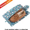 51a4qE99ayL._AC_.jpg Mossio 7 Set Packing Cubes with Shoe Bag - Travel Carry On Luggage Organizer