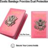 FACATH Passport Holder Cover Case Travel Wallet Case Passport Cards Protector Leather Card Case RFID Blocking Travel Accessories Document Organizer