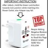 51iY47OYFSL._AC_.jpg Worldwide Portable Universal Power Adapter Converter All in One International Out of Country Travel Wall Charger Plug for Wall Plug Input in USA EU UK France Italy Australia India Outlets by kenayo
