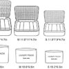 51jtiMhP0BL._AC_.jpg Mossio 7 Set Packing Cubes with Shoe Bag - Travel Carry On Luggage Organizer