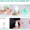51mNEZB1TpL._AC_.jpg Morfone 16 Pack Travel Bottles Set for Toiletries, TSA Approved Travel Containers Leak Proof Silicone Squeezable Travel Accessories 2oz 3oz for Shampoo Conditioner Lotion Body Wash (BPA Free)