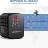51nv6SZbRKL._AC_.jpg LENCENT Universal Travel Adapter, International Charger with 3 USB Ports and Type-C PD Fast Charging Adaptor for iPhone, Samsung, Tablet, Gopro. for Over 200 Countries Type A/C/G/I (USA, UK, EU AUS)