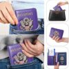 FACATH Passport Holder Cover Case Travel Wallet Case Passport Cards Protector Leather Card Case RFID Blocking Travel Accessories Document Organizer