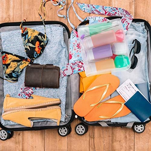 611aOdviuL._AC_.jpg Morfone 16 Pack Travel Bottles Set for Toiletries, TSA Approved Travel Containers Leak Proof Silicone Squeezable Travel Accessories 2oz 3oz for Shampoo Conditioner Lotion Body Wash (BPA Free)