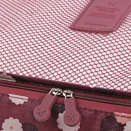 614721MysL._AC_.jpg Mossio 7 Set Packing Cubes with Shoe Bag - Travel Carry On Luggage Organizer