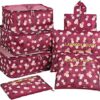 61V8vIWmBGL._AC_.jpg Mossio 7 Set Packing Cubes with Shoe Bag - Travel Carry On Luggage Organizer