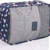 61zwxrjx6JL._AC_.jpg Mossio 7 Set Packing Cubes with Shoe Bag - Travel Carry On Luggage Organizer